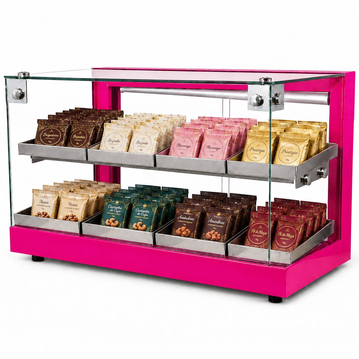 B-VND62 - Vitrine Neutra Beta Dupla 62cm ...