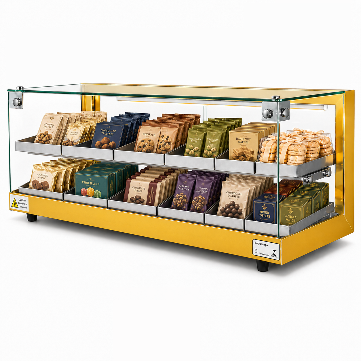 B-VND92 - Vitrine Neutra Beta Dupla 92cm ...